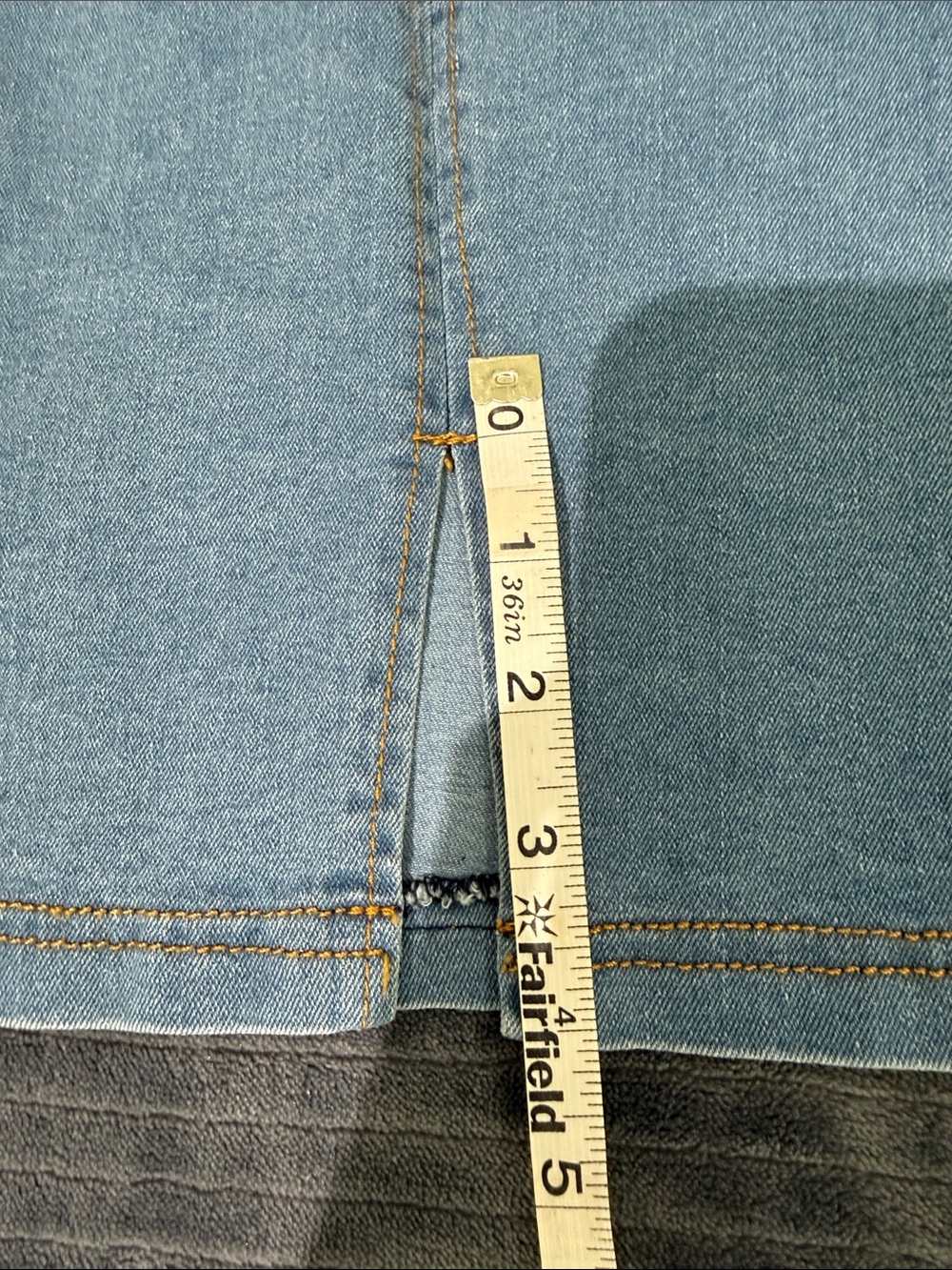 Vici Light Blue Denim Mini Dress - Picture 6 of 6